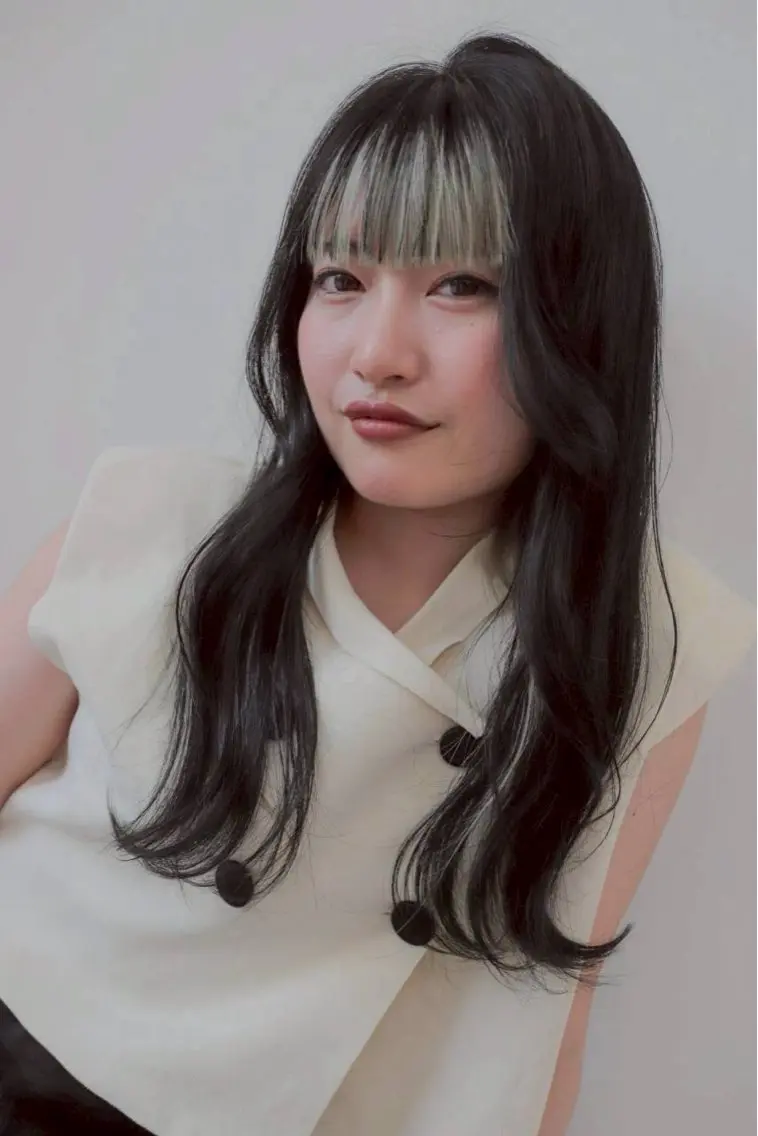 ロング ボブ&寒色🎐ᩚ 短髪 COCOROのヘアスタイル