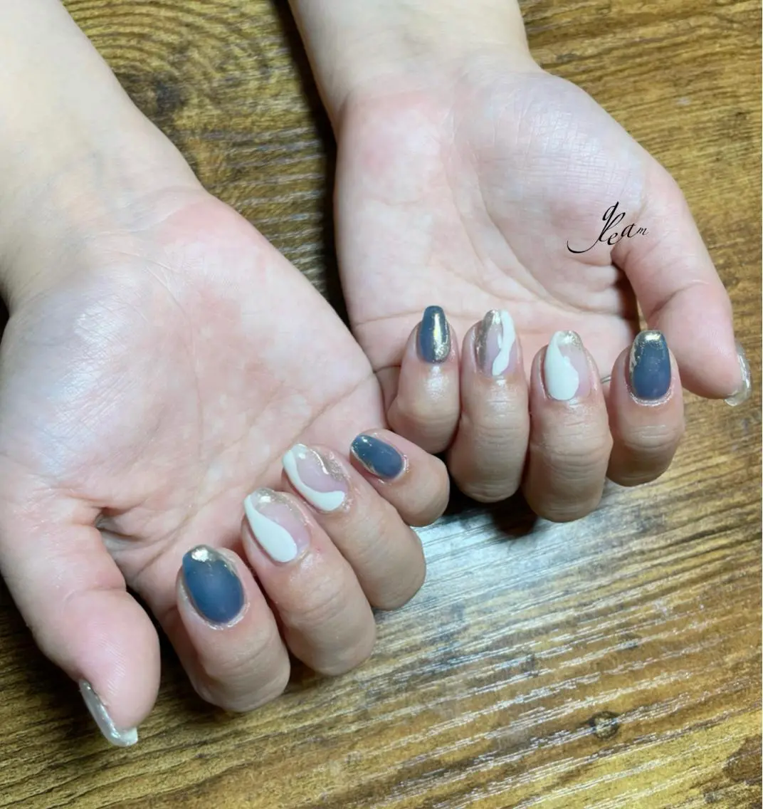 ネイル ハンドネイル gleam✴︎ sayakaのネイルデザイン