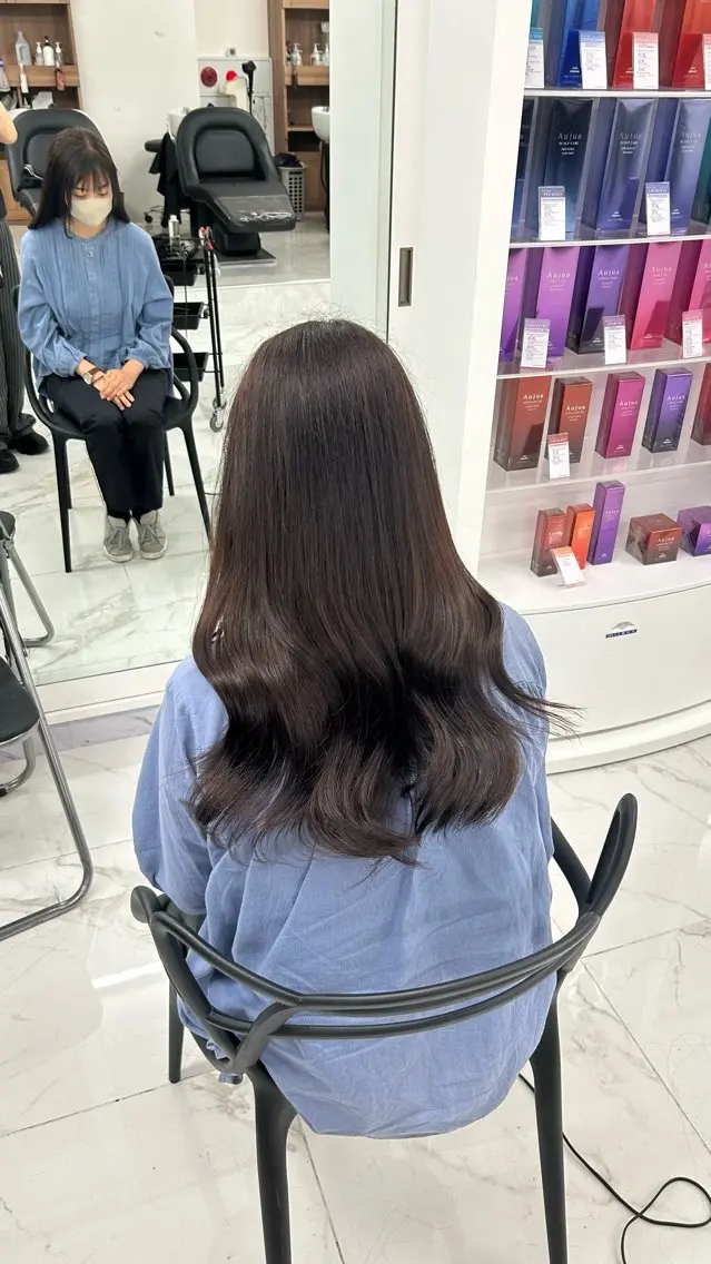 ロング カラー 髪質改善/ダブルカ ラー京都/Akaneのヘアスタイル