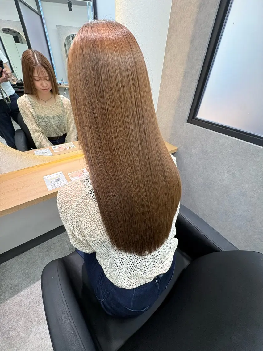 ロング 髪質改善 トリートメント 酸熱トリートメント Ryu✨艶髪 髪質改善ストレート✨のヘアスタイル