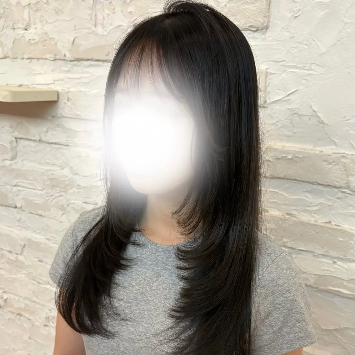 ロング カット ヘアカラー トリートメント ルプラボウ/豊川/ レイヤー/サクラのヘアスタイル