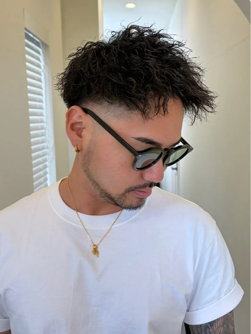 ショート メンズ フェードカット カット メンズ ショート ・パーマ|ハルキのヘアスタイル