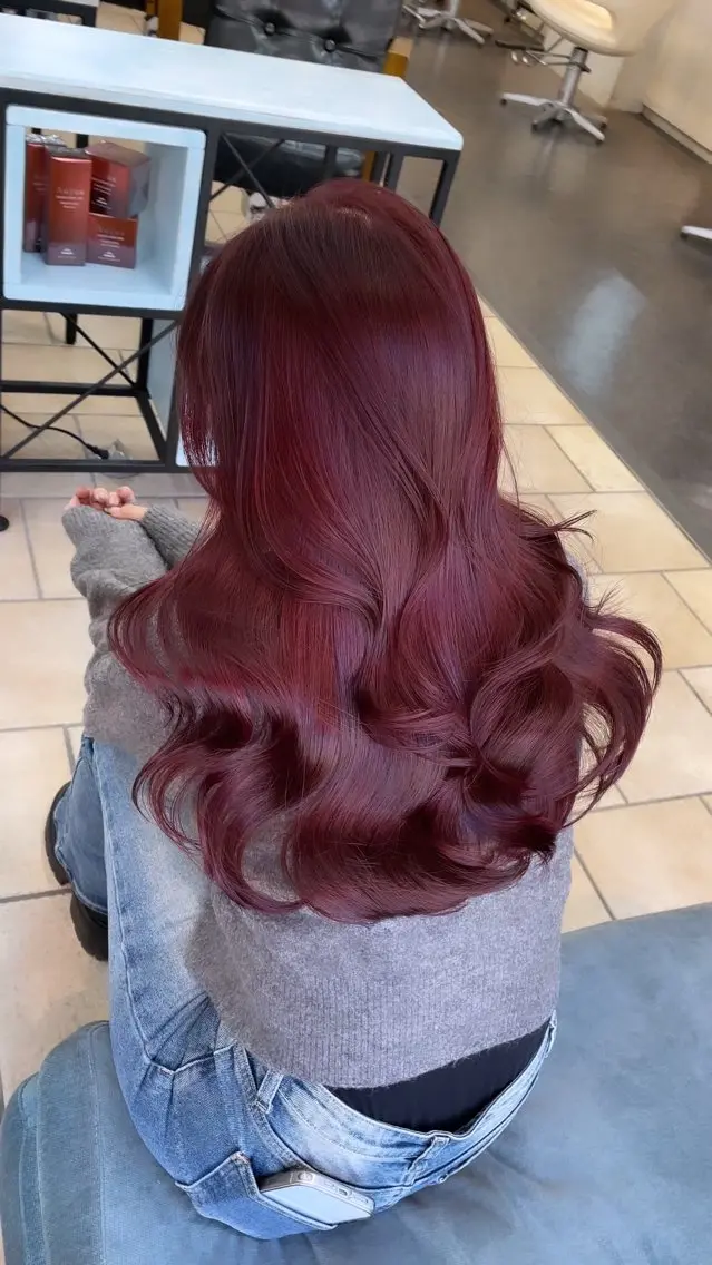 ロング カラー ブリーチ ケアカラー ブリーチなしカラー ピンクカラー ヘアカラー トリートメント ブリーチなしピンク 赤井龍斗のヘアスタイル