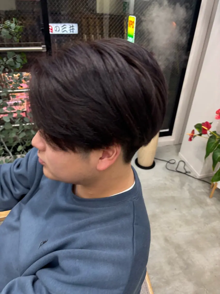 ショート メンズ カット ヘアカラー イマイ リサのヘアスタイル
