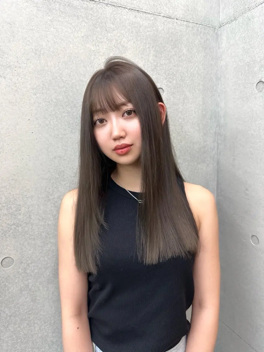 【人気No.1✨】カット+ケアカラー+TOKIO超音波トリートメントの写真
