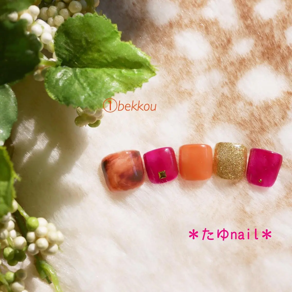 ネイル フットネイル ネイルサロン 【たゆnail】のネイルデザイン