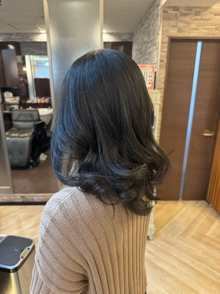 ロング 髪質改善池袋𓊆 大士𓊇ダブルカラーのヘアスタイル