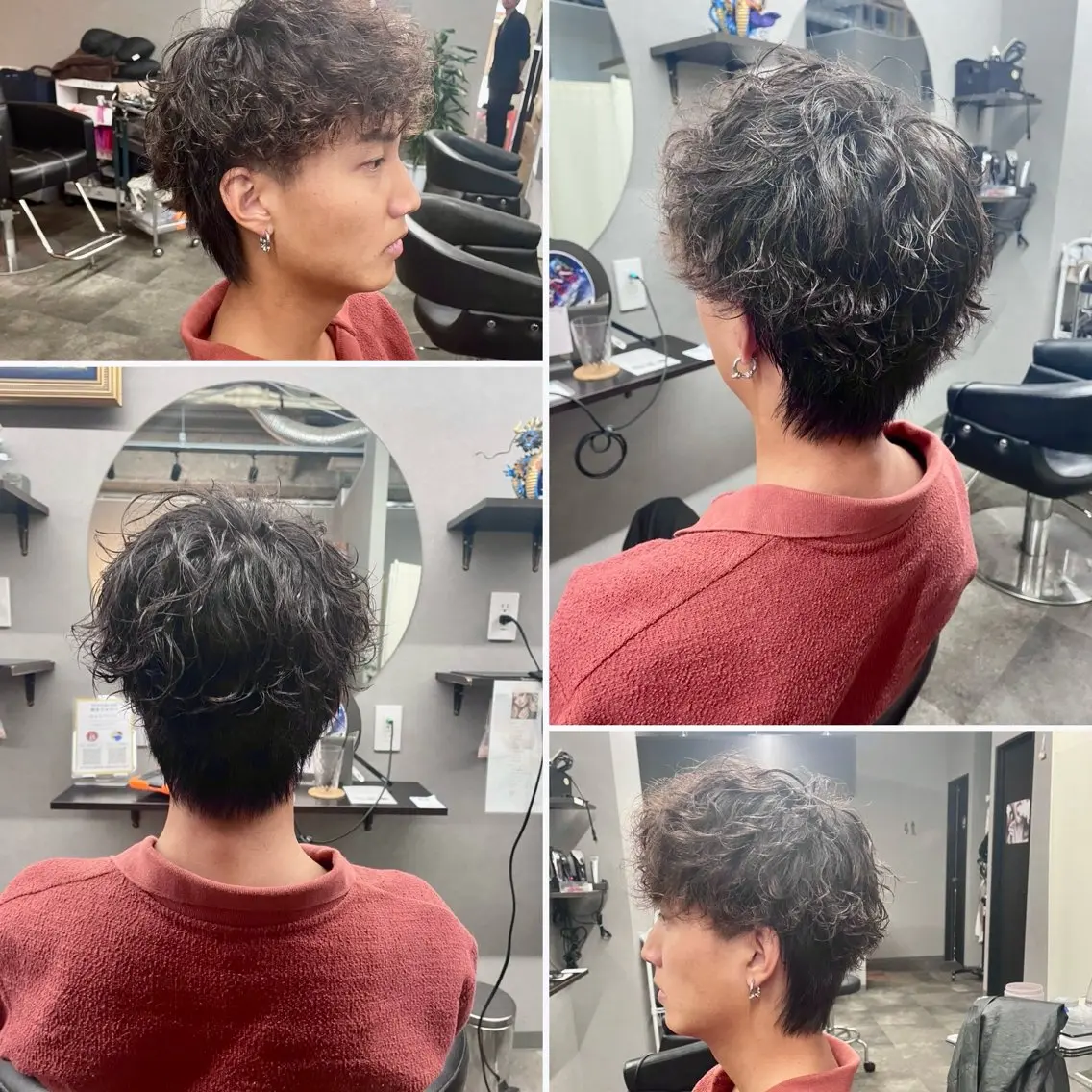 パーマ メンズ 🌹ミラクル美容師 🌹くっぽのヘアスタイル