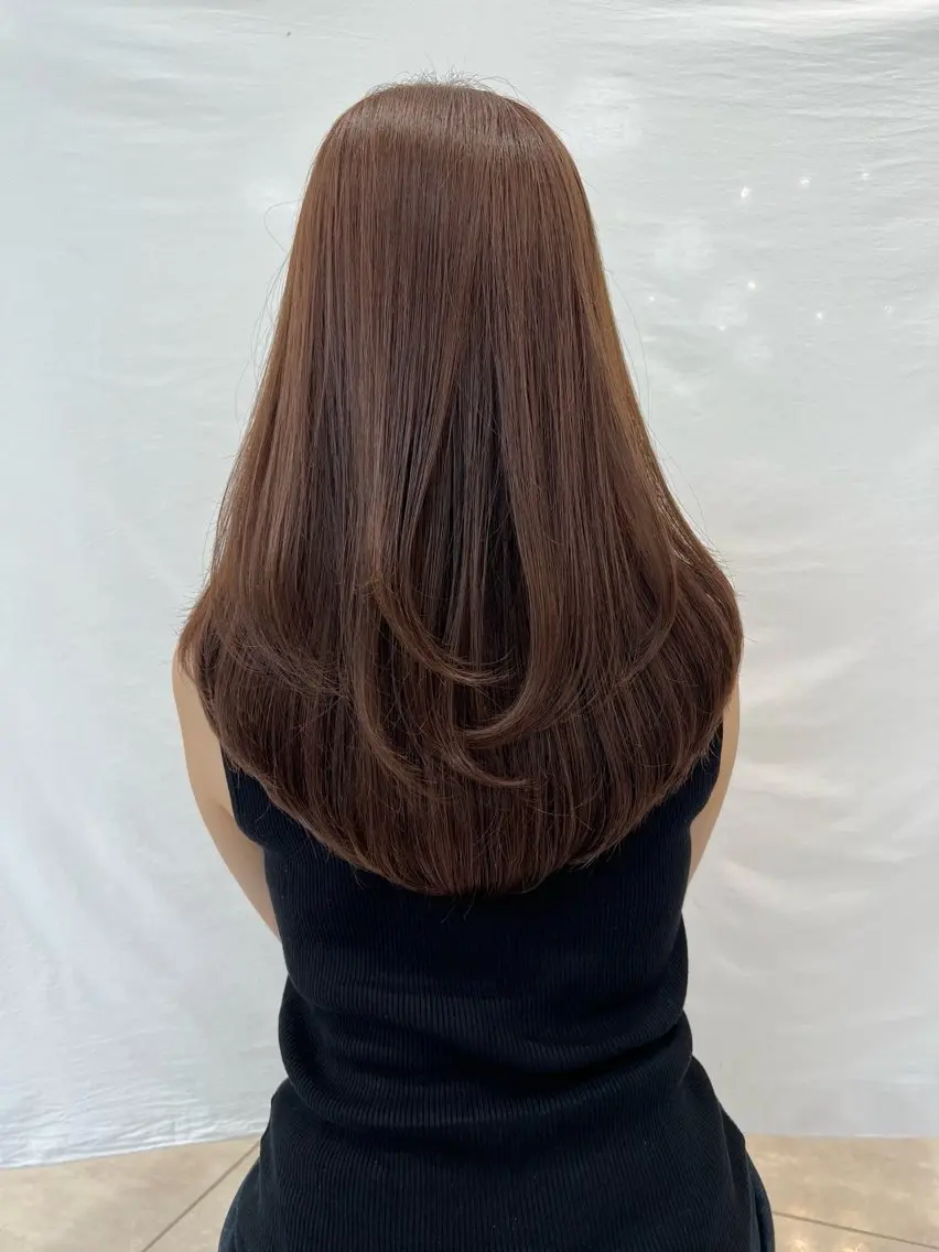 ロング ヘアカラー 小川 ルミナのヘアスタイル
