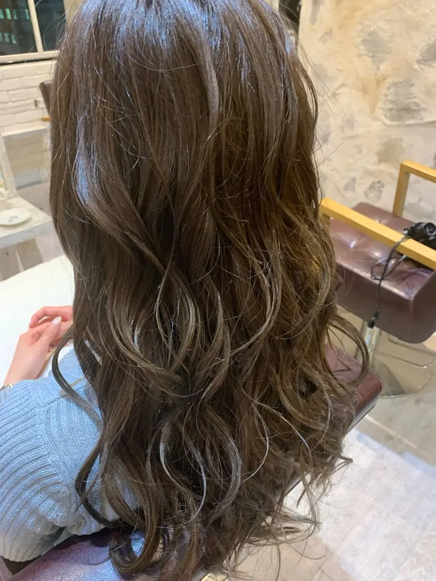 ロング カラー 塚本 昂のヘアスタイル
