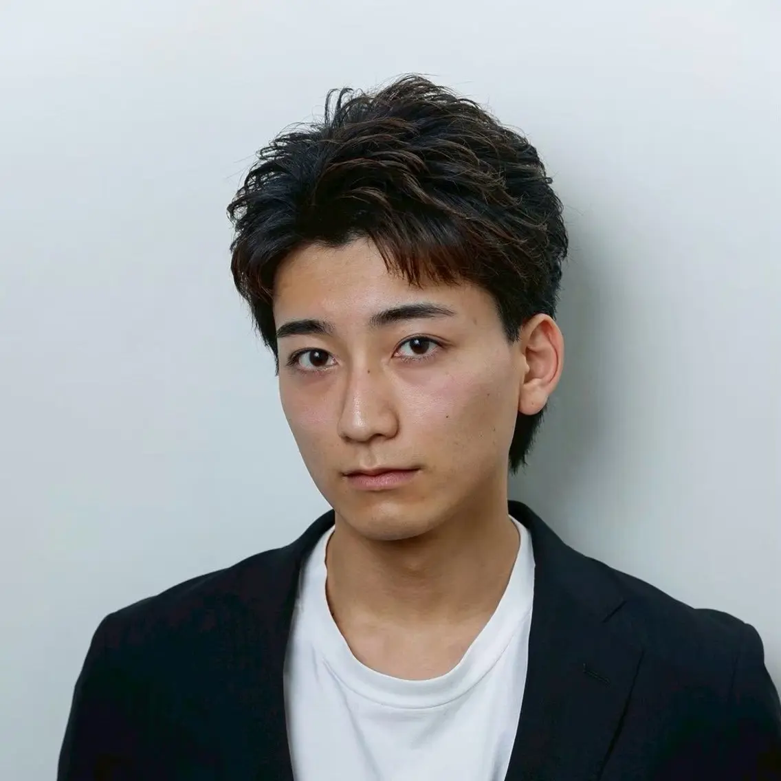 ショート カラー パーマ ヘアアレンジ メンズ キッズ カット ヘアカラー メンズカット/パーマ 山崎航平💈のヘアスタイル