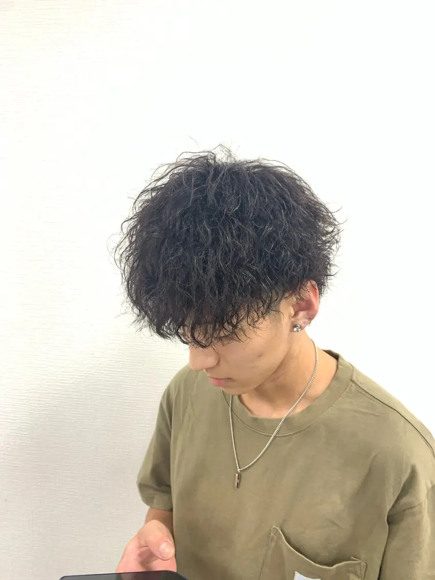 ショート パーマ メンズ ⚡️お値段以上⚡️ RYUKIのヘアスタイル