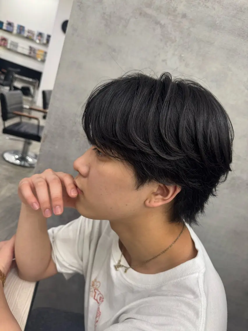 ヘアアレンジ メンズ カット メンズヘア カット、パーマ特化のヘアスタイル