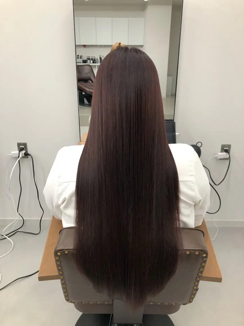 カラー 髪質改善 ヘアカラー 白鳥 リキのヘアスタイル