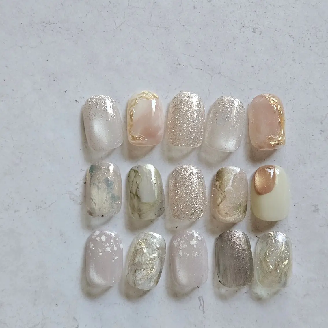 ネイル ニュアンスネイル 春ネイル ハンドネイル Nailsalon manoのネイルデザイン