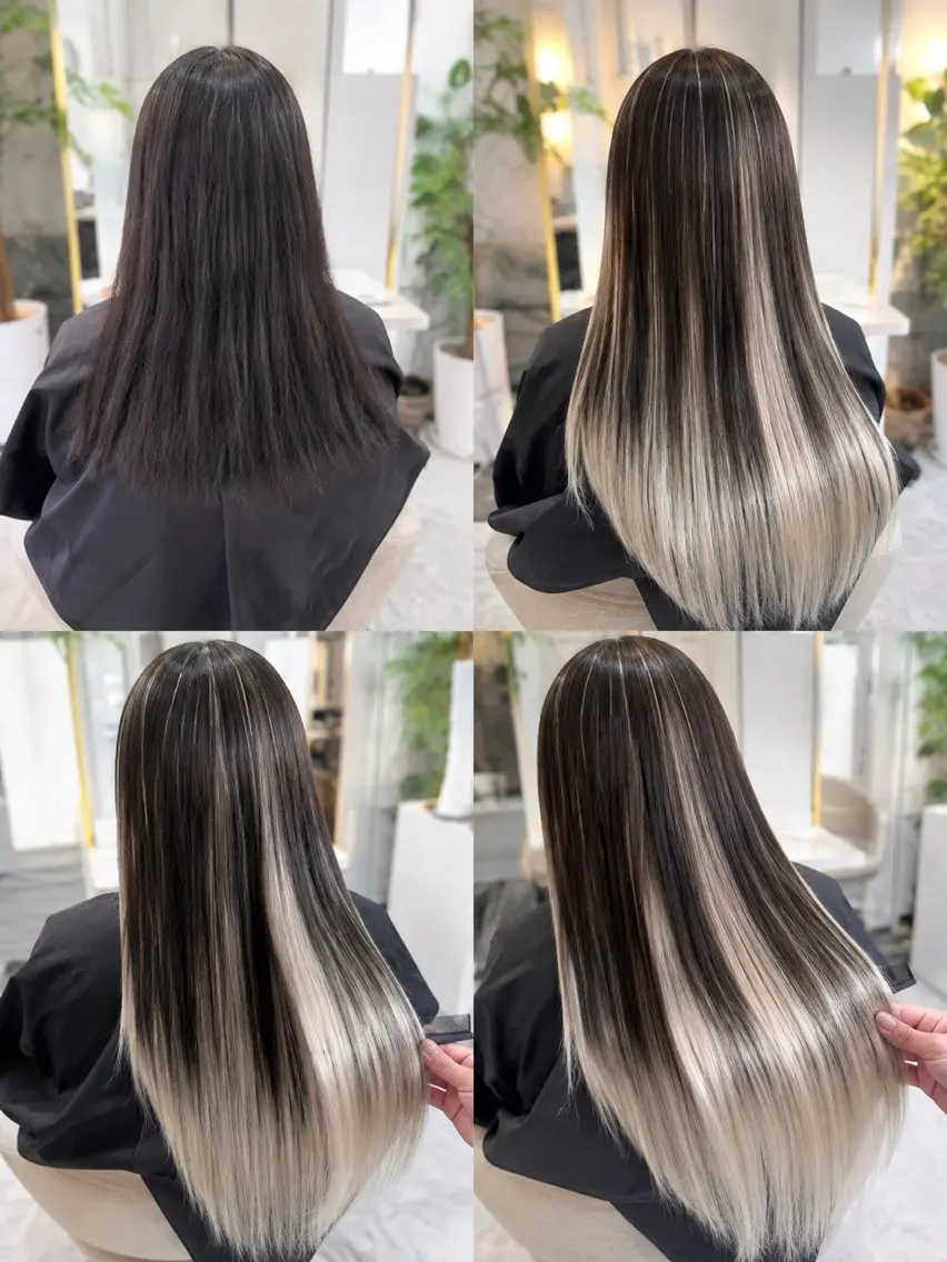 ロング カラー 佐伯 りょうのヘアスタイル