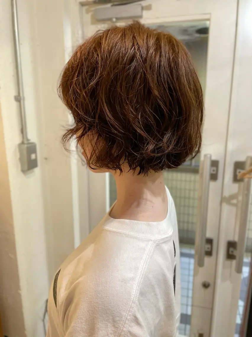 ショート パーマ YUKI 新宿カット パーマ/カラーのヘアスタイル