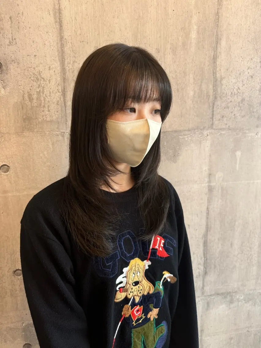 ミディアム yuimarl切田 はじめ✨のヘアスタイル
