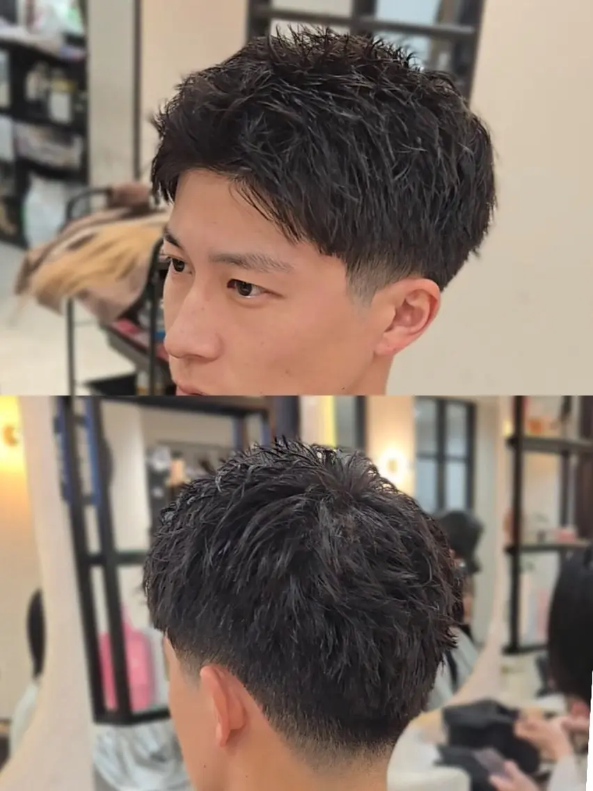 メンズ ショート フェードカット カット ヘアセット LEN名古屋/パーマ 海外ヘア/メンズ特化のヘアスタイル