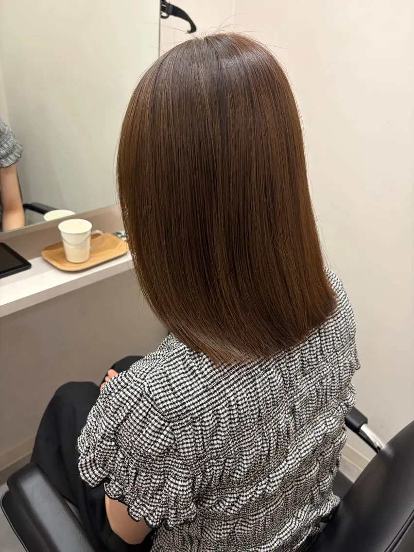 ショート 髪質改善 トリートメント ヘアカラー トリートメント 髪質改善/縮毛矯正/ 艶カラー/登貴のヘアスタイル