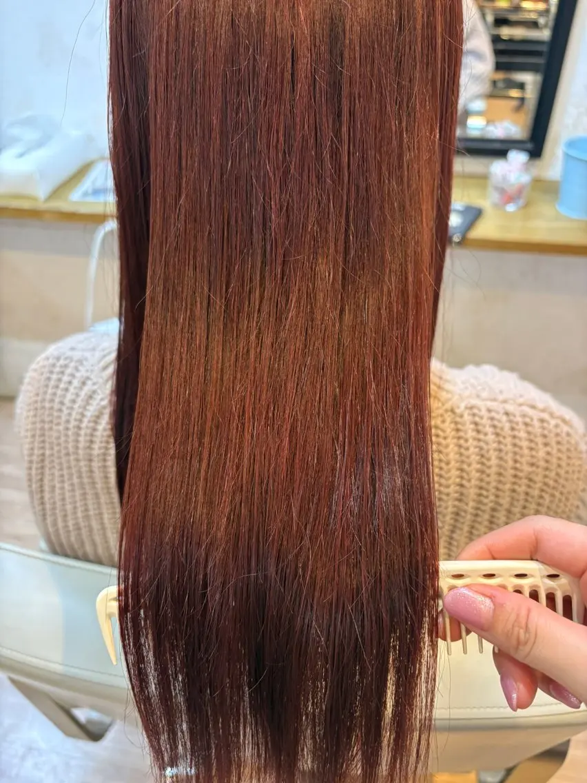 カラー ヘアカラー 韓国ヘアー🇰🇷 MIWAのヘアスタイル