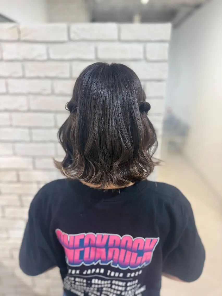 ミディアム ボブ ヘアセット MIREI / モデル様募集中🎀のヘアスタイル
