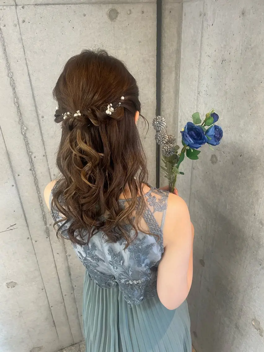 ヘアアレンジ ヘアセット 美髪× ヘアセット✨Araiのヘアスタイル