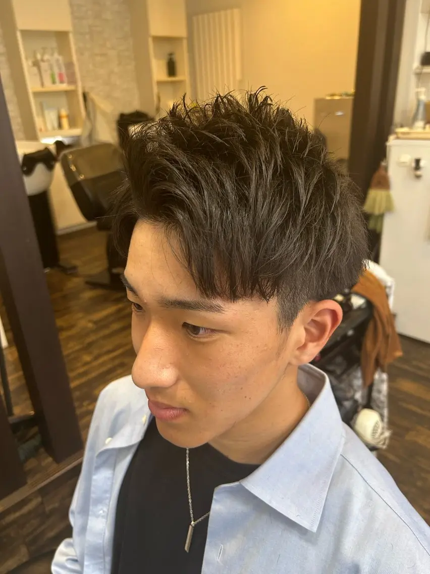 ショート メンズ カット RYOMA (リョーマ)のヘアスタイル