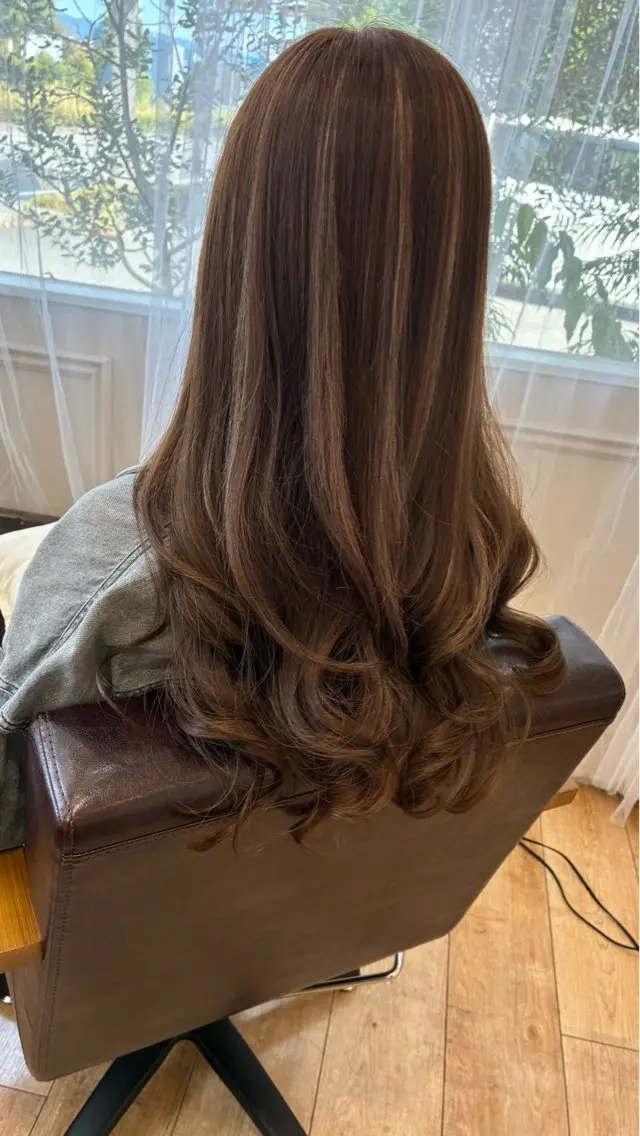 ロング 中見 香織のヘアスタイル