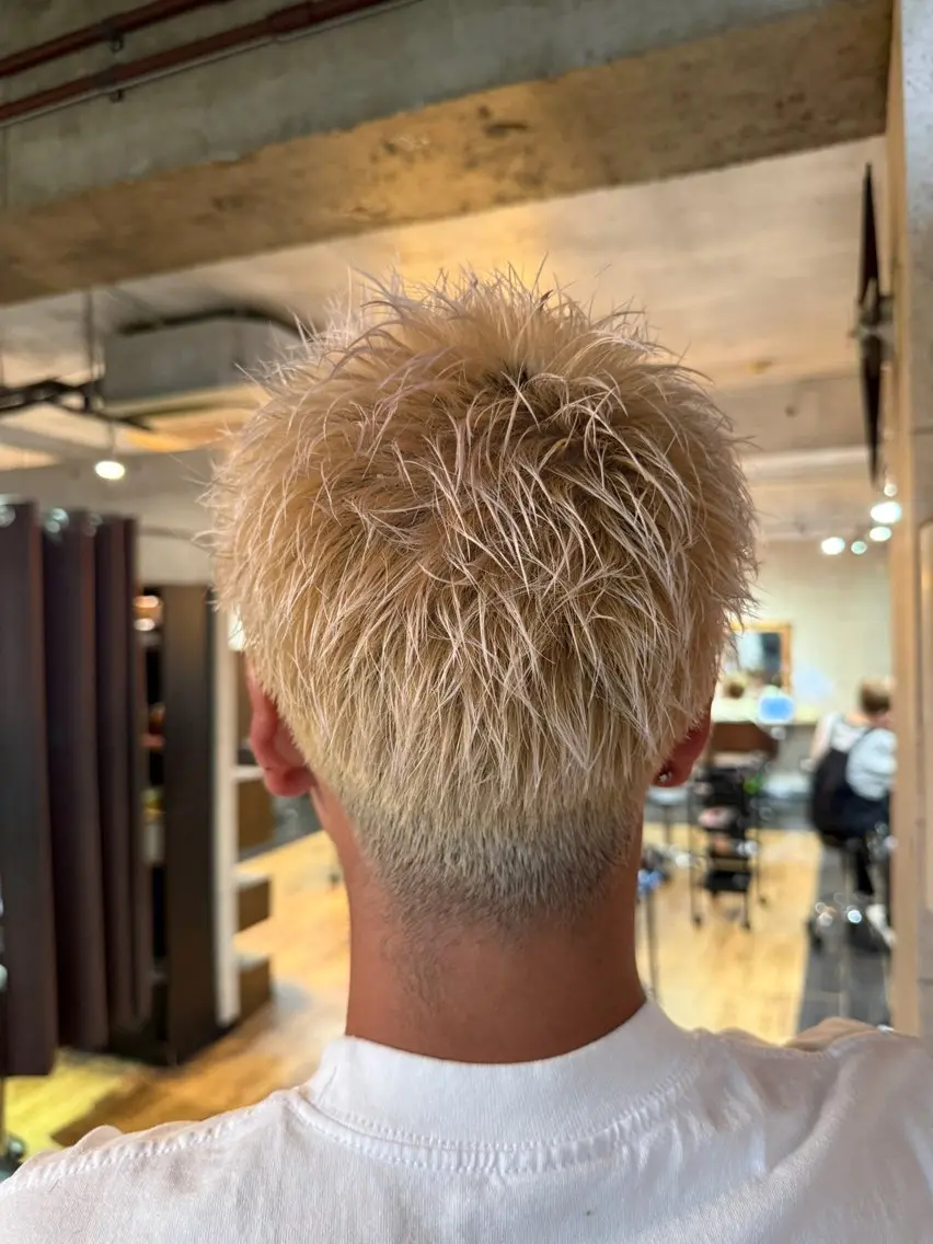 カラー メンズ カット ヘアカラー 松本 耀清のヘアスタイル