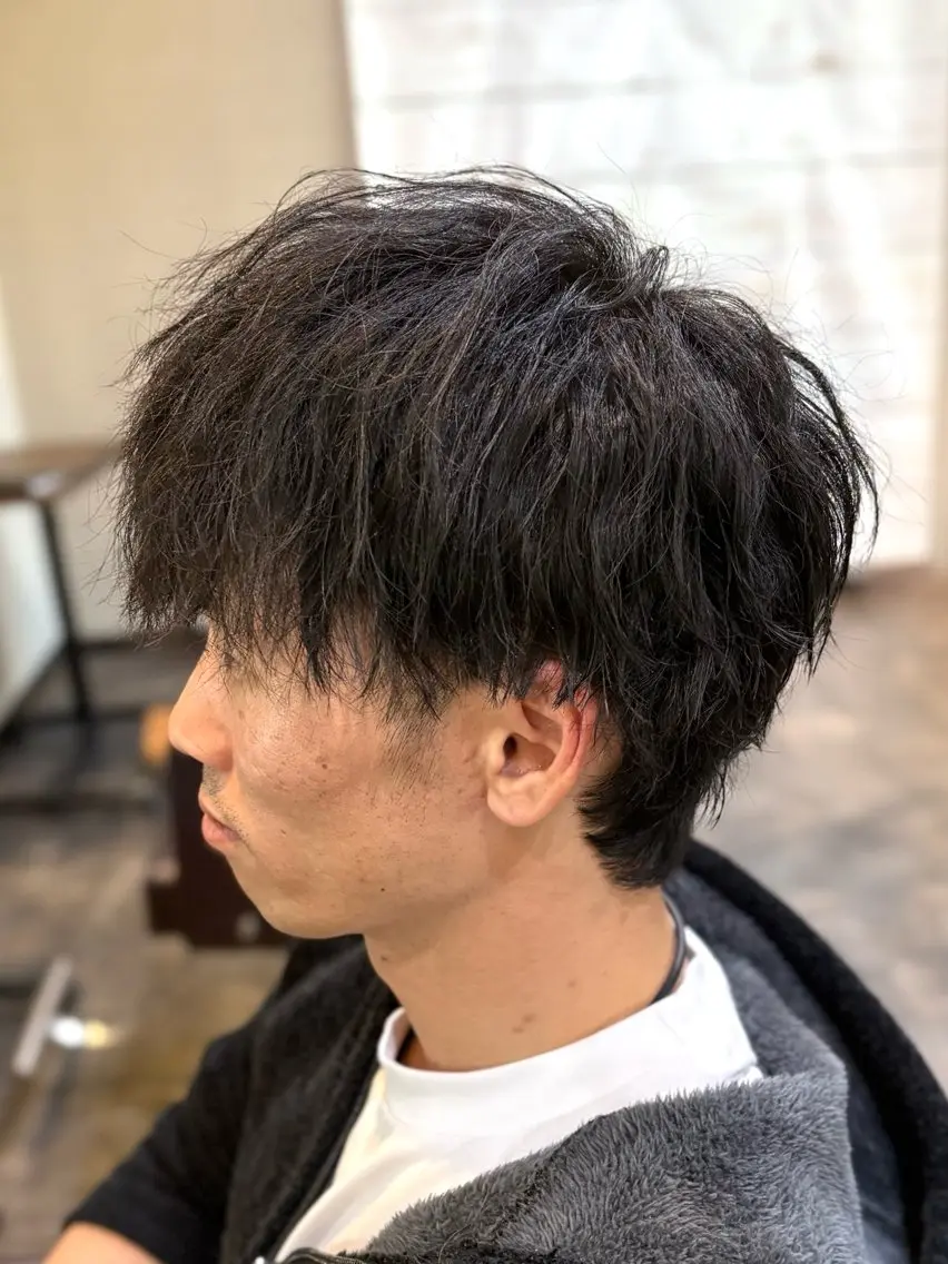 【メンズ限定】カット+特殊パーマ+2stepトリートメントの写真
