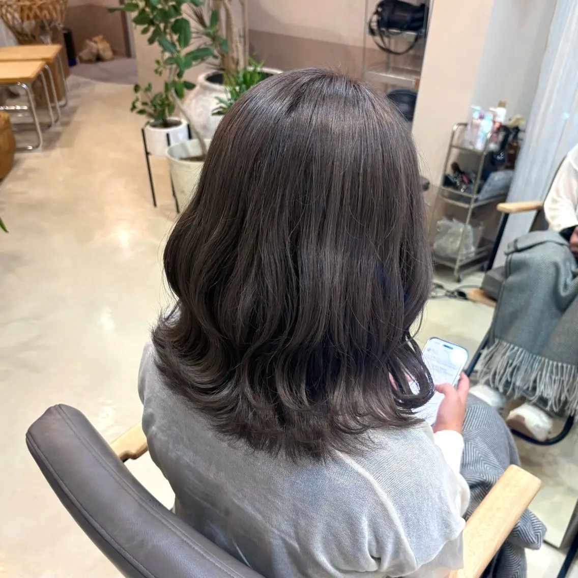 カラー 透明感カラー グレージュ ヘアカラー かりん/福島市/ ＳＯÏＥのヘアスタイル