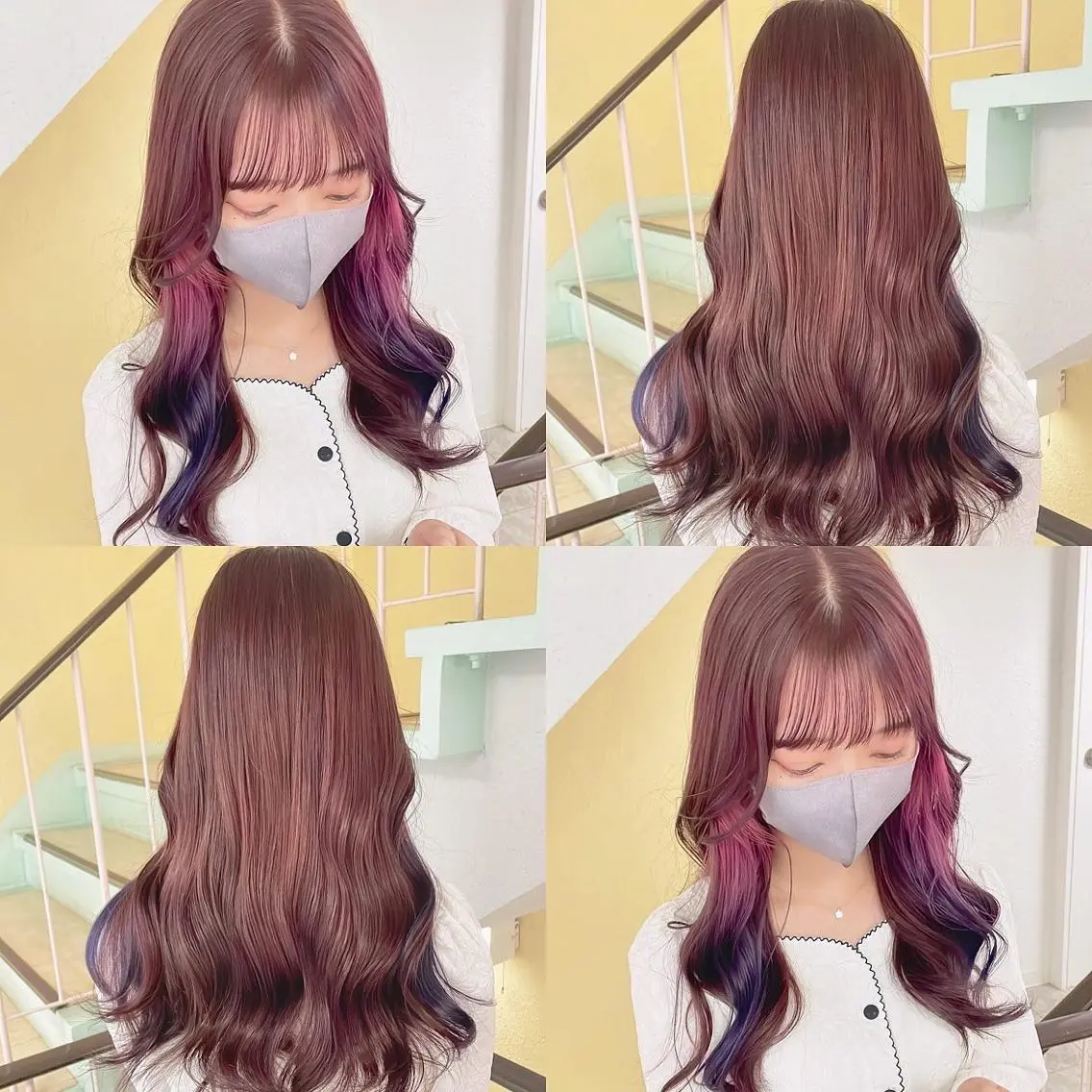 カラー グラデーションカラー 渋谷:インナーカラー ／🍒エリカ🍒のヘアスタイル
