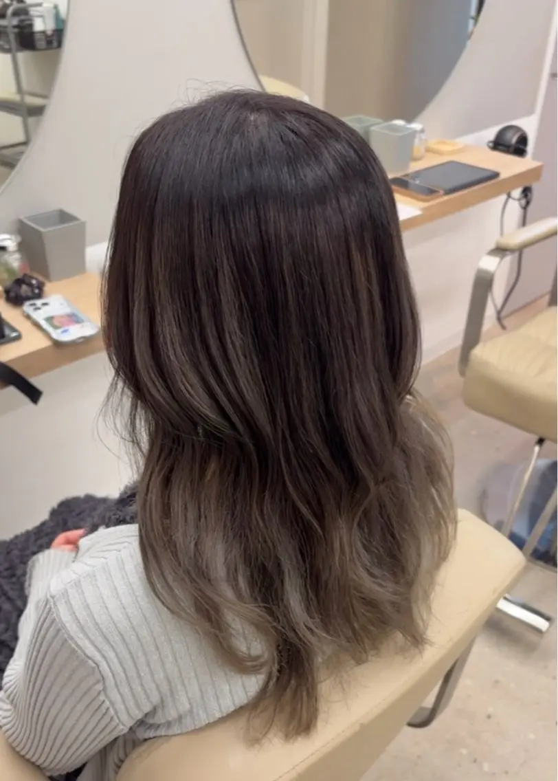 カラー ヘアカラー hair Lanish+のヘアスタイル