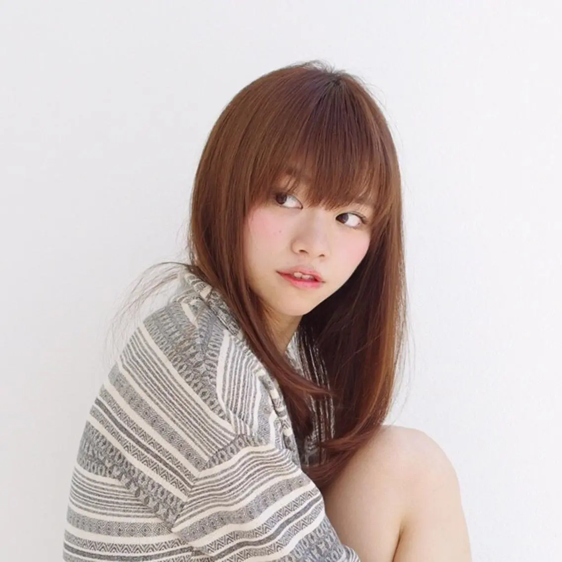 《初回限定》カット+カラー+縮毛矯正+うるつやトリートメント￥15400の写真