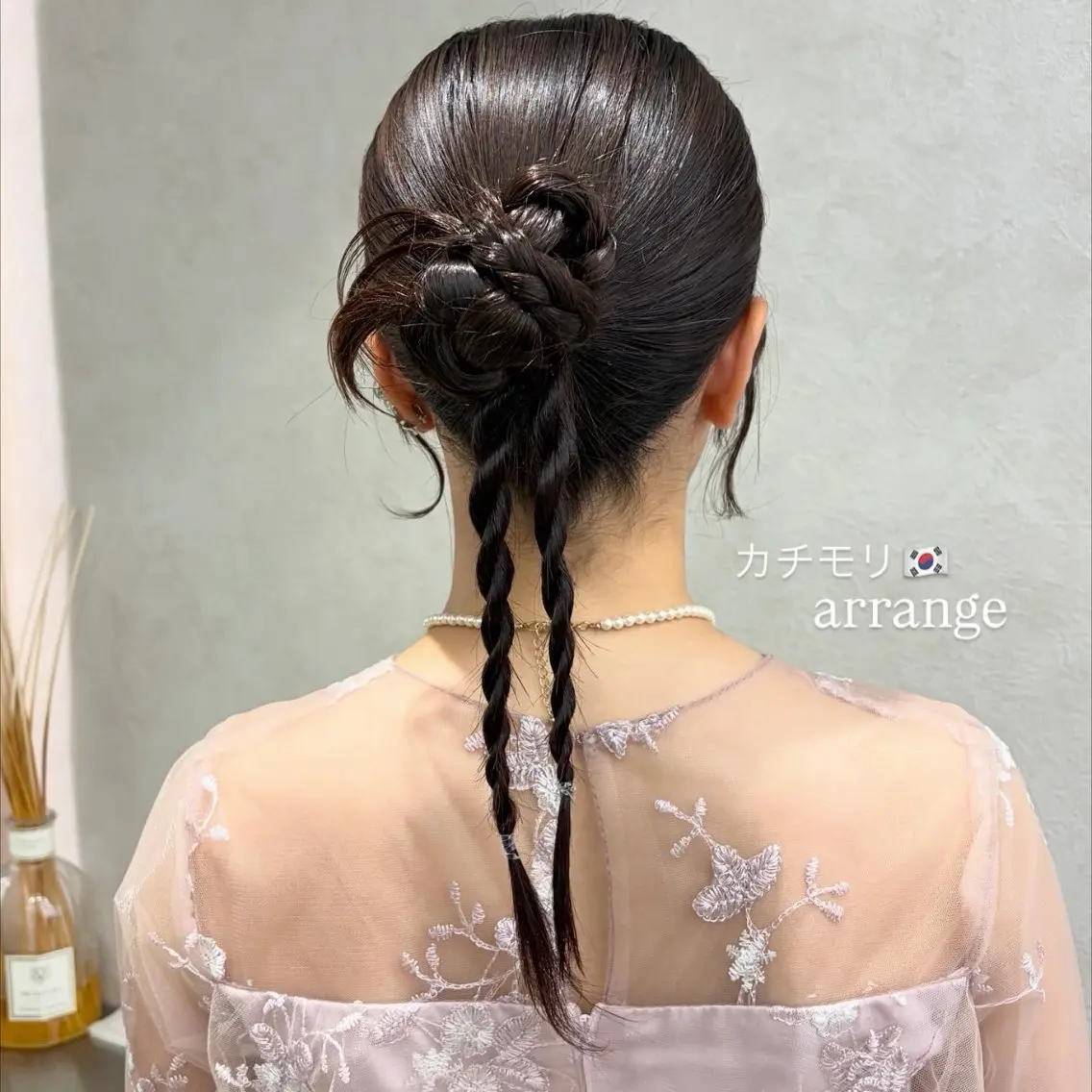 ヘアアレンジ monaヘアアレンジ 🎀/お呼ばれのヘアスタイル