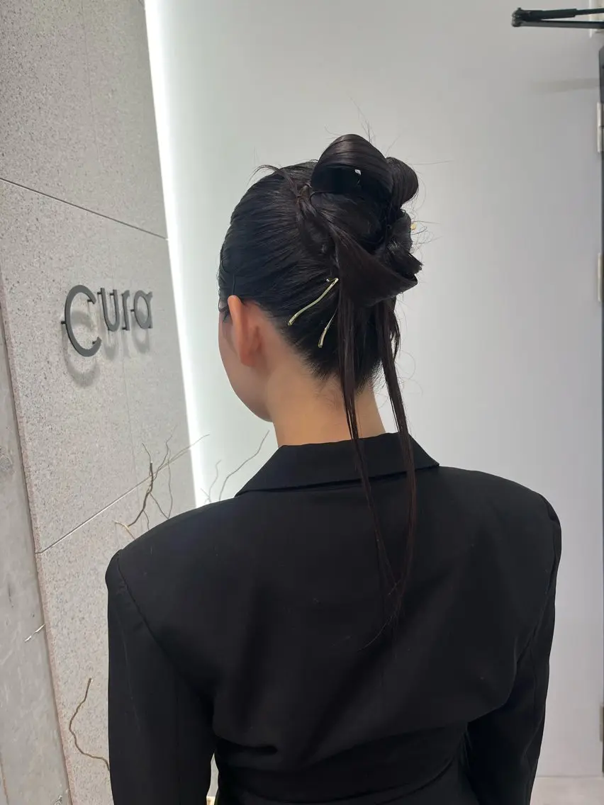 ロング ヘアセット 城山 拓実のヘアスタイル