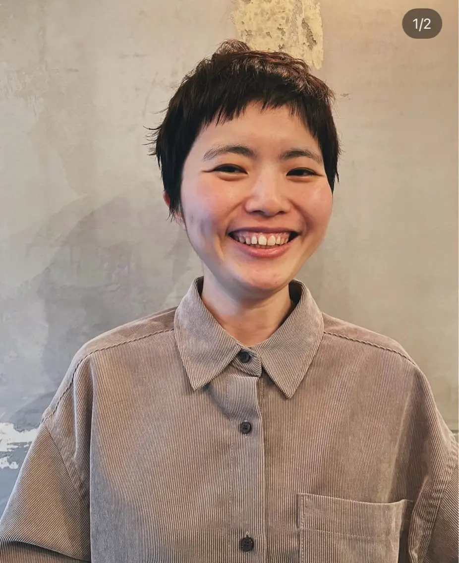 ショート カット ショートウルフくせ毛 お任せくださいのヘアスタイル