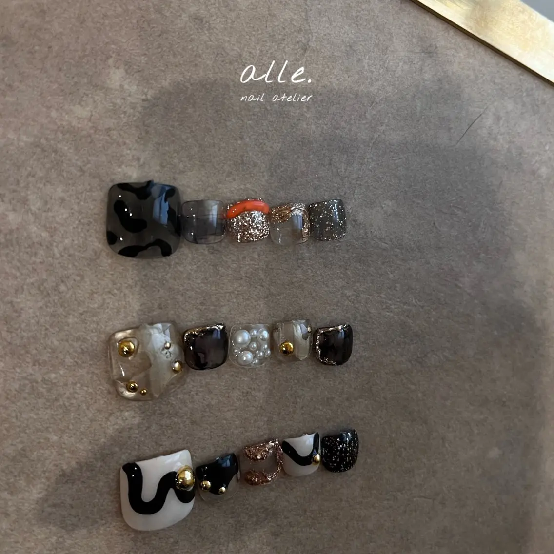 ネイル フットネイル atelier alle.のネイルデザイン
