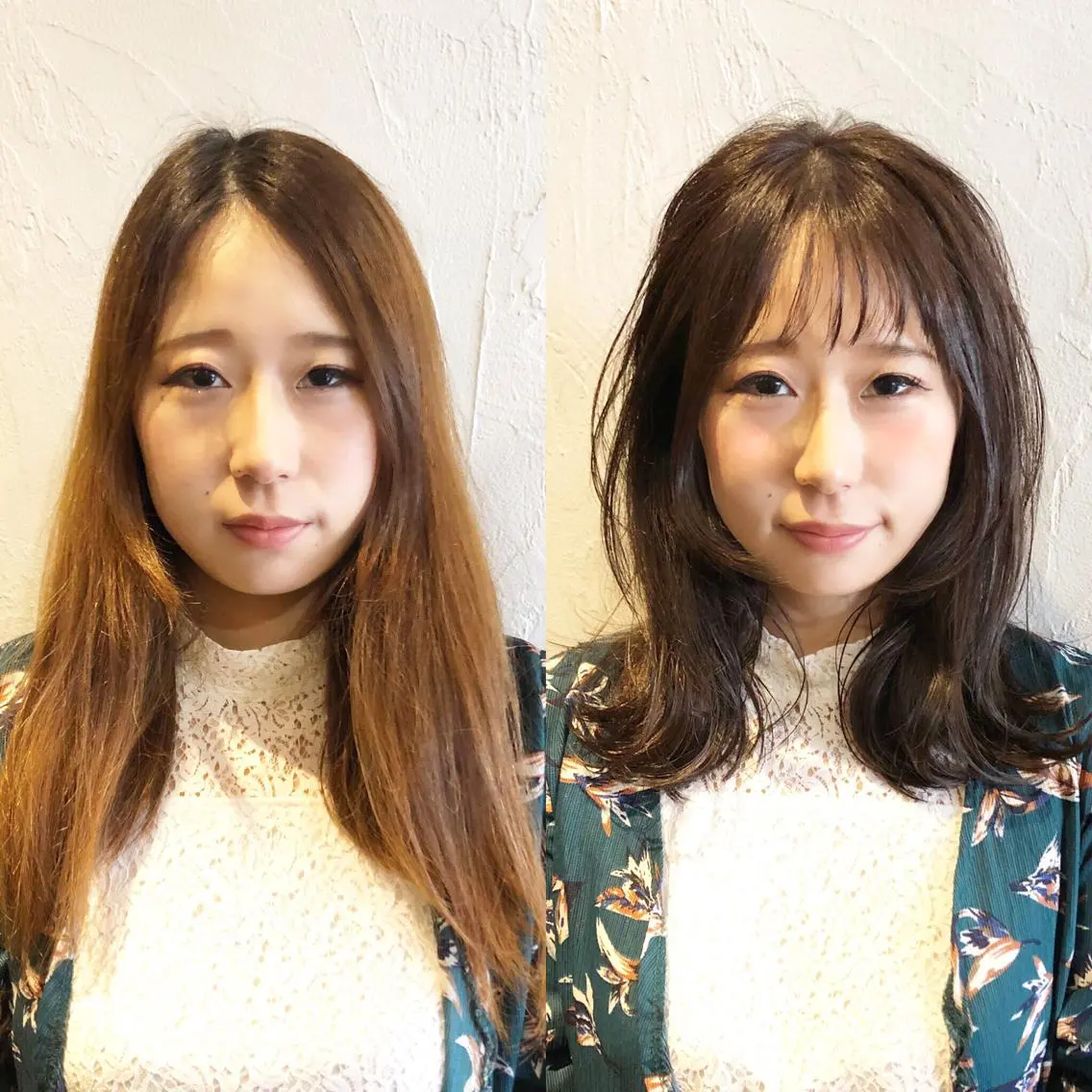 ミディアム 髪質改善縮毛矯正 専門店のヘアスタイル