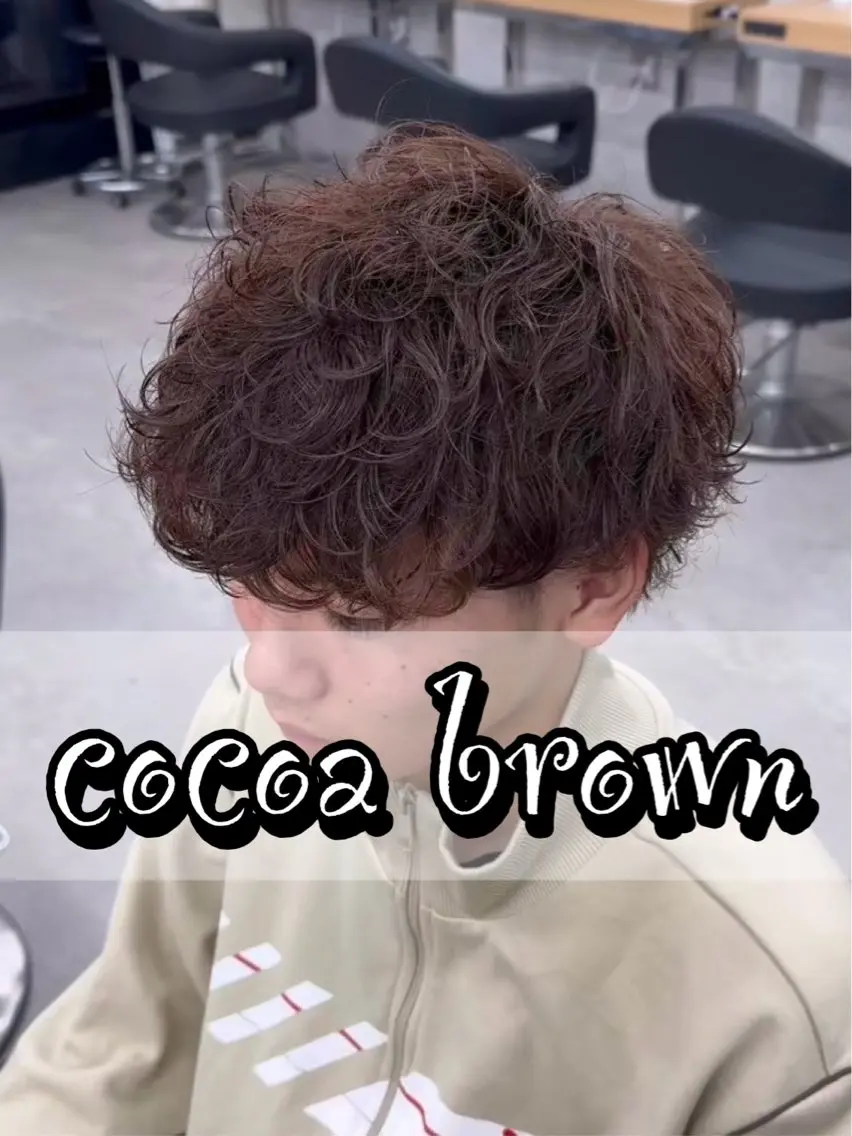ショート カラー メンズ ブラウンカラー ヘアカラー トリートメント 🫧透明感カラー🫧 艶髪🫧韓国ヘアのヘアスタイル