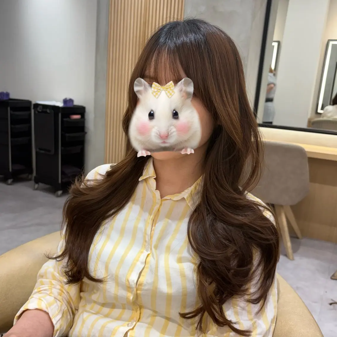 ロング YUI  艶カラー 🍓レイヤー　浦和のヘアスタイル