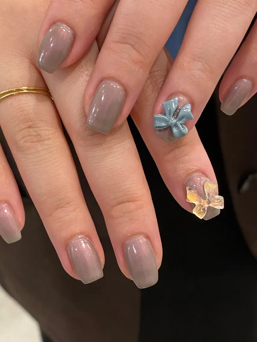 ネイル リボン Ann nailのネイルデザイン
