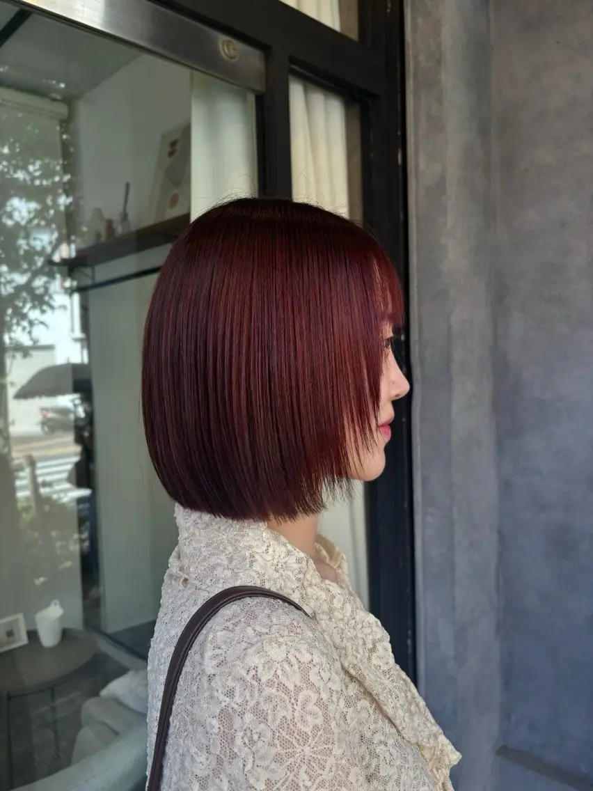 カラー ケアブリーチ🥣 縮毛矯正Ryokoのヘアスタイル