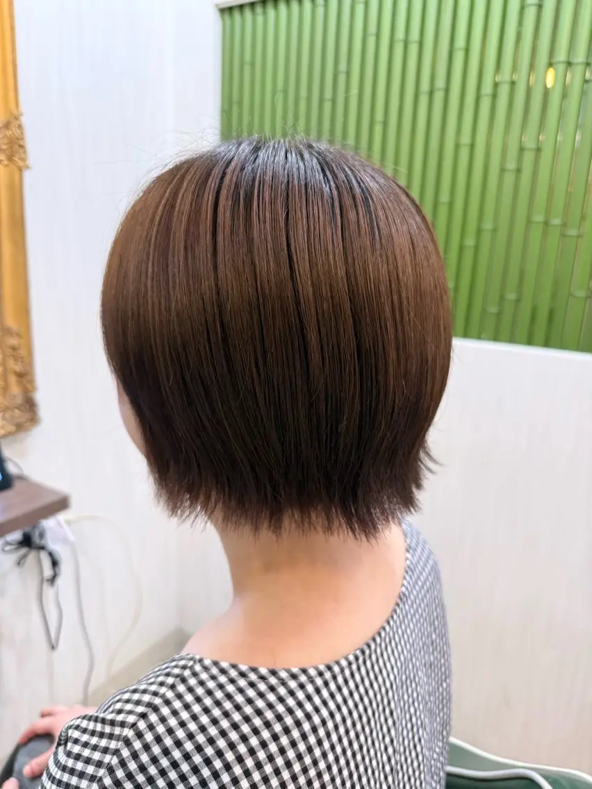 ショート ボブ 矢内 結菜のヘアスタイル