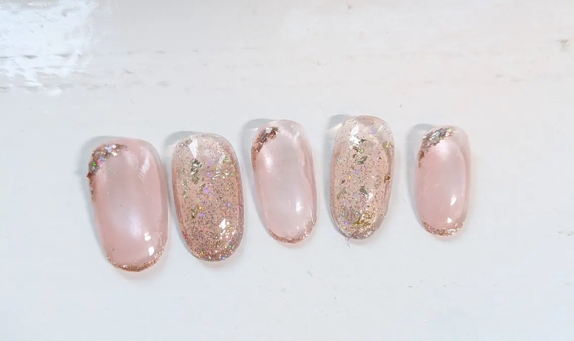 お上品✨️ピンクマつやつやネイル💅※お支払いは現金のみになります※の写真