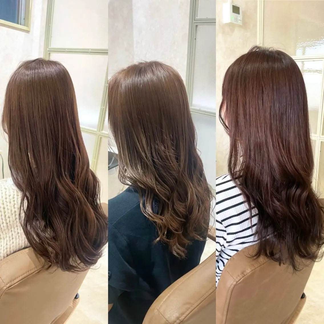 セミロング ヘアカラー トリートメント ❤︎SAKURA 【Rico】❤︎のヘアスタイル