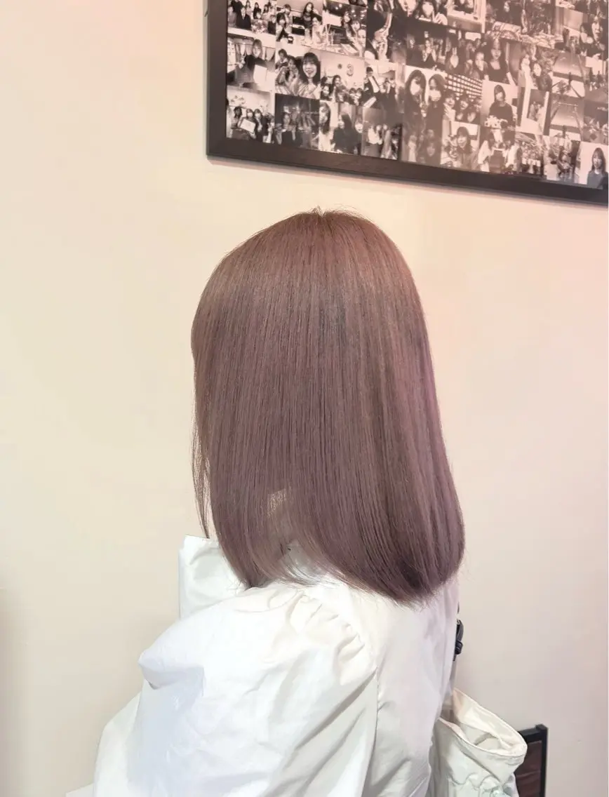 ミディアム 藤井 美陽のヘアスタイル