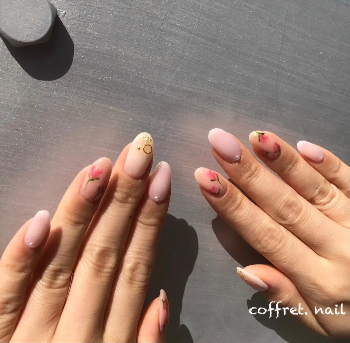 🌻para gel認定サロン🌻【オフケア込】パラジェルフルアート ¥11,000→¥9,350の写真