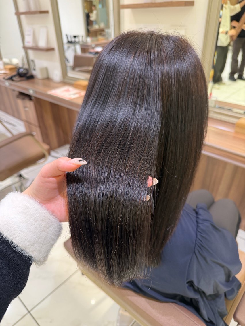 セミロング カラー トリートメント Ash桜新町/ Mizuki🎀のヘアスタイル